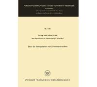 Alfred Krisch Über die Extrapolation von Zeitstandversuchen (Tascabile)