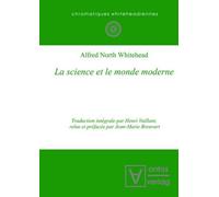 Alfred North Whitehead La science et le monde moderne (Copertina rigida)