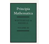 Alfred North Whitehead Principia Mathematica (Copertina rigida)