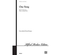 Alfred Publishing Dave And Jean Perry: One Song (2-Part And Piano). For Coro a 2 parti, Accompagnamento di Pianoforte, Coro