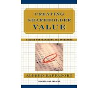 Alfred Rappaport Creating Shareholder Value (Copertina rigida)