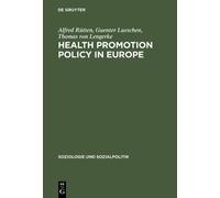 Alfred Rütten Guenter Lueschen Thomas Health Promotion Poli (Copertina rigida)
