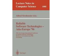 Alfred Strohmeier Reliable Software Technologies - Ada Europe 96 (Tascabile)