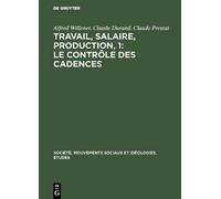 Alfred Willener Claude Durand Claude Travail, salaire, produ (Copertina rigida)