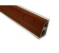 Alfredo Calandrelli Alzatine per piani da cucina, spalletta per top, alzatine, lunghezza 2 metri completa di finali in Pvc (Ciliegio)