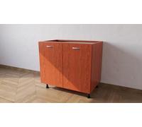 Alfredo Calandrelli Base per lavello d'appoggio completa di 2 ante spedizione in kit Lunghezza 80 Profondità 55 Altezza 72 esclusi piedini Altezza piedini 10 cm (CILIEGIO), lavello80ante