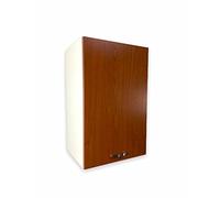 Alfredo Calandrelli Mobile Pensile con Porta in Vari Colori ed in Varie Misure, Compreso di 1 anta, Spedizione a Kit, Colore ciliegio, Misure 90x30x33