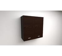 Alfredo Calandrelli PENSILE SCOLAPIATTI H 72x L 90x P 33 COMPLETO DI SCOLAPIATTI IN ACCIAIO INOX. SPEDIZIONE IN KIT (WENGè)