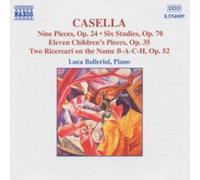 Alfredo Casella Piano Music (CD) Album