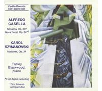 Alfredo Casella Piano Music of Casella and Szymanowski (Blackwood) (CD) Album