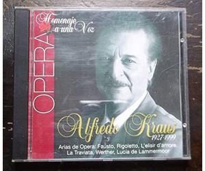 "ALFREDO KRAUS 1927 - 1999 - HOMENAJE A UNA VOZ" CD, Spanien, 1999