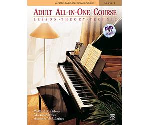 Alfred's Basic Adult All-in-One Course: Lesson, Theory, Technic