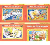 Alfred's Music for Little Mozarts Level 1 Series 4-Book Bundle Set (Lesson Book 1, Workbook 1, Recital Book 1, Notespeller & Sight-Play Book 1)