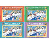Alfred's Music for Little Mozarts Series 4 Lesson Books Bundle Set (Lesson Book 1, 2, 3, 4)