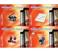 Alfred's Premier Piano Course Level 1A Series 4-Book Bundle Set (Lesson 1A, Theory 1A, Technique 1A, Performance 1A)