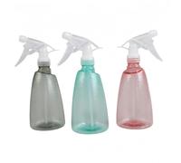 Alfven Spruzzatore Acqua 500ml,3 Pezzi Spruzzini Vuoti Flacone Spray Acqua Trasparente Plastica Grilletto Spruzzatore per Barbiere, Giardino, Piante, Pulito Cucina