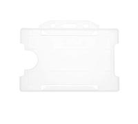 ALG ID Cards® Porta badge rigido per carta d'identità su un lato trasparente (paesaggio) (86 mm x 54 mm CR80)