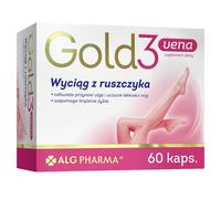 ALG Pharma Gold 3 Vena Butcher's Broom Extract - 60 Capsules