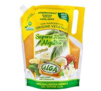 Alga Bio Sapone Mani Ricarica con ingredienti di origine naturale Busta Riciclabile con olio di cocco- 1 litro