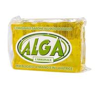 ALGA - Sapone Bucato a Base di Sapone Potassico Vegetale, Alta Resa, Delicato sulla Pelle, Ideale per Bucato a Mano e Lavatrice 6x400gr