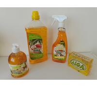 6X ALGA BIO SAPONE ECOLOGICO DA 400 GR ALL'OLIO DI COCCO VEGANO IPOALLERGENICO