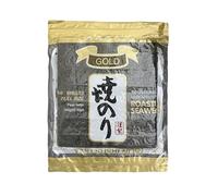 Alga Secca Nori per Sushi Giapponese Gold 1 Pack da 50 Fogli (1 Pack)