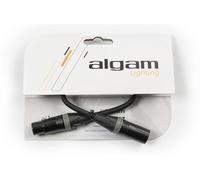 Algam Lighting Adattatore DMX maschio a 5 pin/femmina a 3 pin, 0,3 m