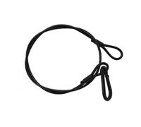 ALGAM LIGHTING Cordini di Sicurezza 4 mm - 85 cm Nero - Carico Max 40kg - Nero