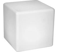 ALGAM LIGHTING - Cubo luminoso decorativo - 40 cm - LED 16 colori 4 Modalità - Telecomando, Durata batteria 12 ore, Ricaricabile, Resistente alla pioggia - Decorazione da esterno