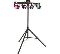 ALGAM LIGHTING - FLORIDABAR-II - Proiettore LED con Supporto e Pedaliera - Effetto Par, Derby, Stroboscope, Laser Class 3B