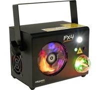 ALGAM LIGHTING - FX-4 - Proiettore 4-in-1 - Effetti Ruota Gobo LED, Magic Ball, Stroboscope, Laser Class 3B
