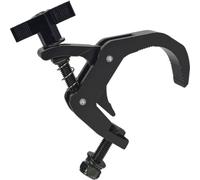 Algam Lighting Gancio universale con dado esagonale in alluminio, diametro 42-60 mm, carico massimo 100 kg, nero