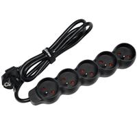 ALGAM LIGHTING Multipresa 5 Posti - senza Interruttore Generale - 1,2m - IP20