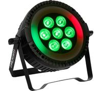 Algam Lighting PARWASH 76 ANELLI - LED Wash Par, 7 x 6 W, RGBW con anello LED RGB, IP20