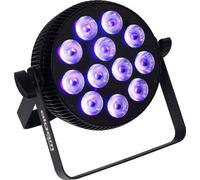 ALGAM LIGHTING - SLIMPAR 1210 HEX - Proiettore LED - 12 x LED 10W RGBW, Ambra e UV - IP20-225 x 70 x 220 mm
