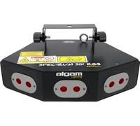ALGAM LIGHTING - SPECTRUM SIX RGB - Laser d'Animazione 6 Raggi 360mW RGB - Laser Class 3B - IP20-300 x 210 x 140 mm