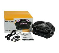 Algam Lighting SPIDER-TRI-912 con 3 Mini Barre Motorizzate Beam Led 9x12W RGBW