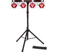 Algam Lighting STAGEBAR-II Set 4Par LED STROBO DMX + treppiede e accessori