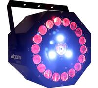 ALGAM LIGHTING - SUNFLOWER - Proiettore combinato 3 in 1 LED, effetto solare, stroboscopio, laser - classe laser 3B - IP20-4,55 kg, 340 x 230 x 350 mm