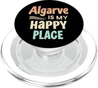 Algarve Is My Happy Place Portogallo Viaggio Vacanze Spiaggia PopSockets PopGrip per MagSafe