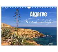 Algarve - Küstenlandschaften (Wandkalender 2027 DIN A4 quer), CALVENDO Monatskal