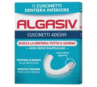 ALGASIV Cuscinetti Adesivi per dentiera inferiore, 15 pezzi. Dura tutto il giorn
