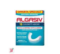 ALGASIV ADESIVO PER PROTESI DENTARIA INFERIORE 15 PEZZI OFFERTA SPECIALE + 3 PEZZI