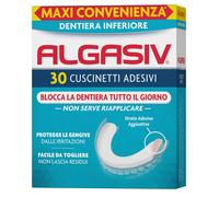Algasiv - Adesivo per protesi dentaria inferiore - 30 cuscinetti