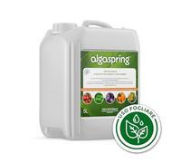 Algaspring Biostimolante Fogliare 5L - 100% Naturale a Base di Alghe e Microalghe | Agricoltura Biologica | Aumenta Fioritura, Crescita Fogliare, Ingrossamento Frutti e Resistenza agli Stress