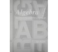 Algebra 1 / 2: Homeschool Tests Forms