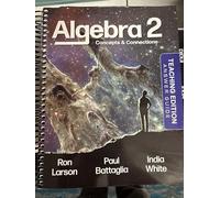 Algebra 2 Concepts & Connections, Teaching Edition Answer Guide, 2025