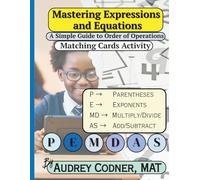 Algebra at Your Pace: Expressions & Operations Flashcards: Evaluating, Simplifying Expressions and Order of Operations Matching Cards Activities