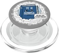 Algebra e Calcolo Problemi con libri tristi Matematica Insegnante Papà Scherzo PopSockets PopGrip per MagSafe