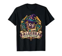 Algebra È Il Mio Grimorio Mago Matematica Insegnante Nerd Maglietta